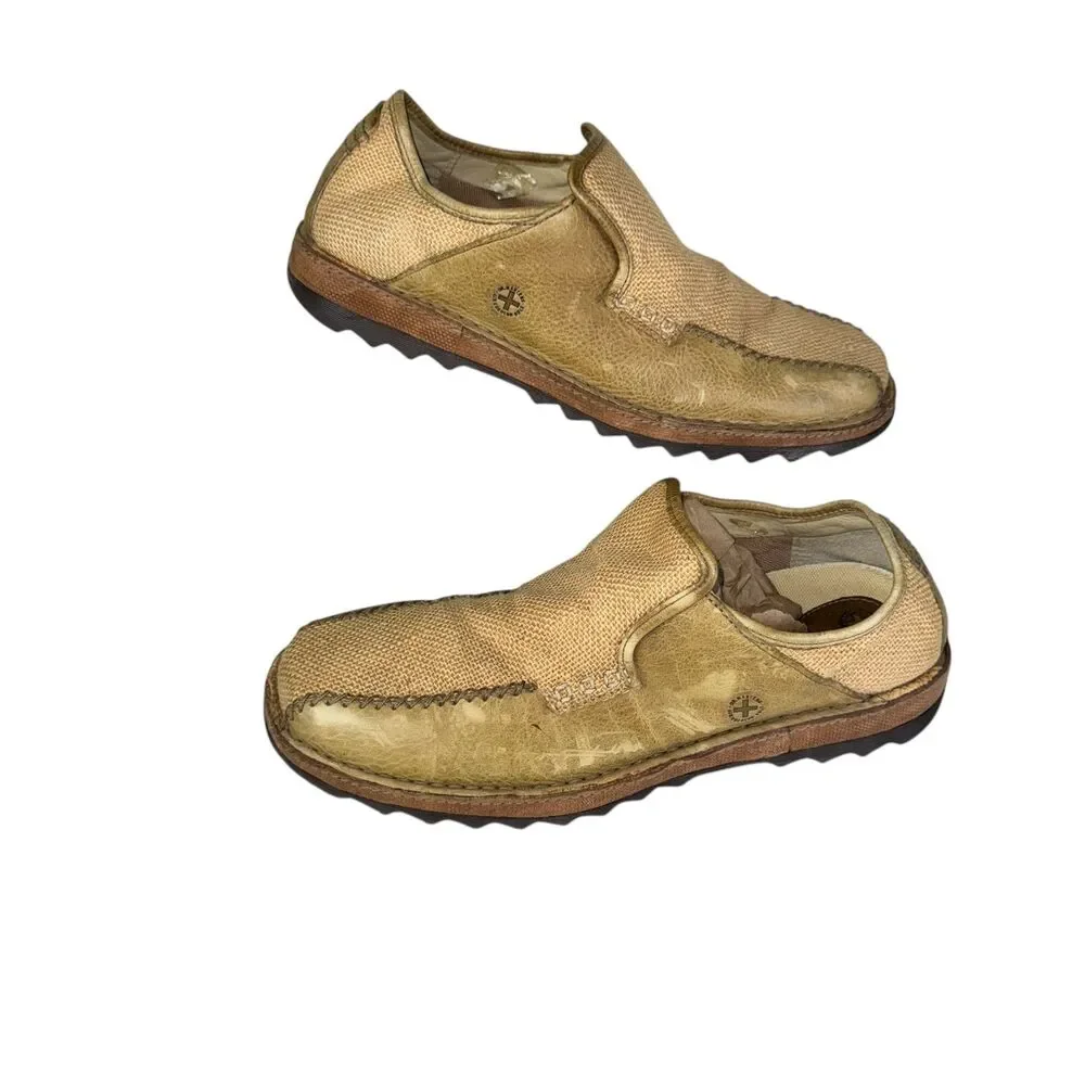 Doc Dr Martens Tevin Slip On Loafers Mens 13 Brown Leather Casual Shoes Y2K - Picture 5 of 6